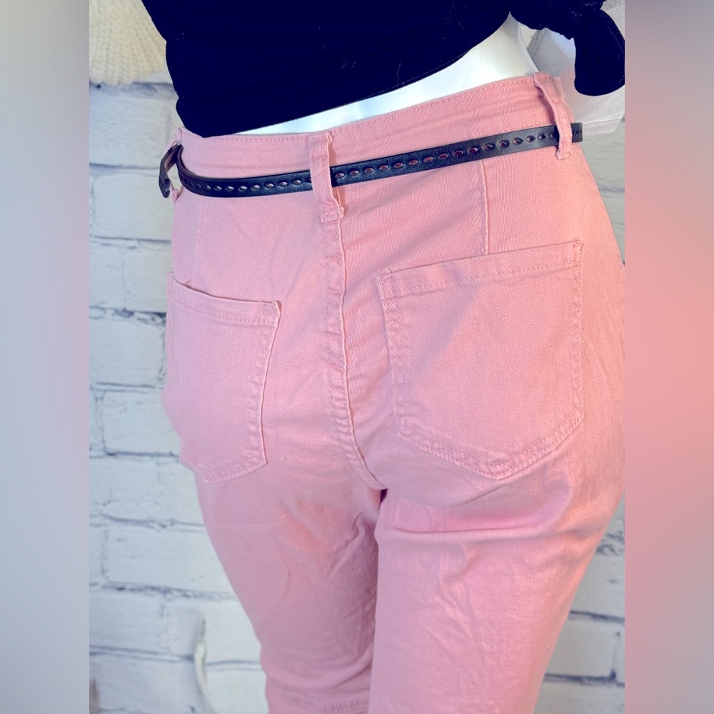Flared Ripped Jeans Flared/Bell Bottom/Mid Rise/Destroyed Hem Pants - Picture 12 of 14